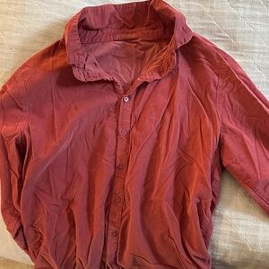 CP Shades Red Button-Up Shirt